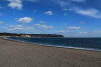 人のいない十府ヶ浦海岸（野田村）