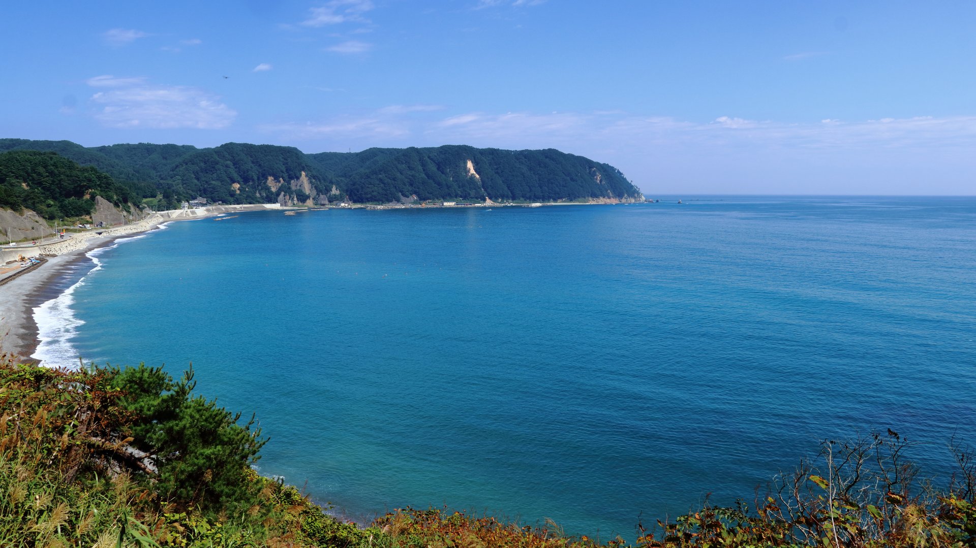 広内は青く（岩手県野田村）