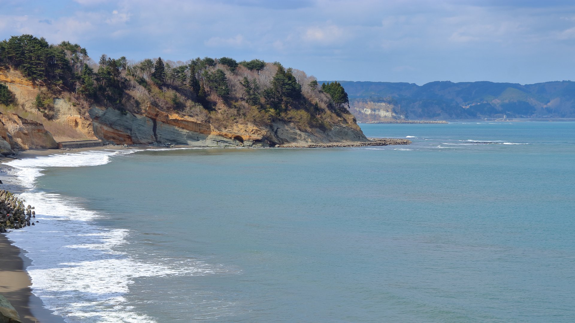 米田海岸　久慈層群（岩手県野田村）